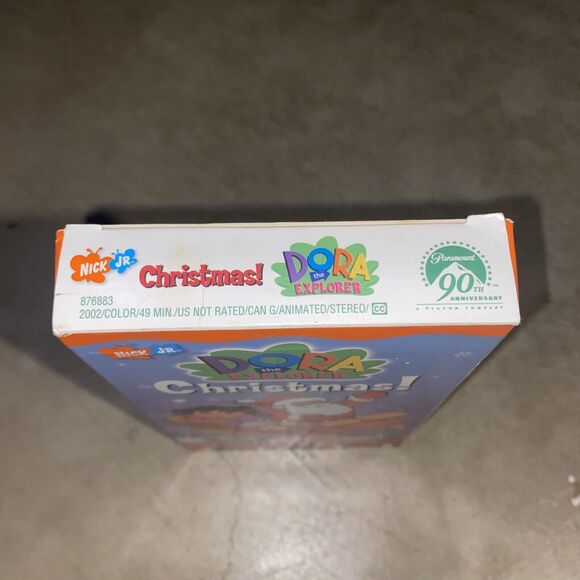 Dora the Explorer - Doras Christmas (VHS, 2002) - Vintage Kids Holiday Movie - Picture 6 of 6